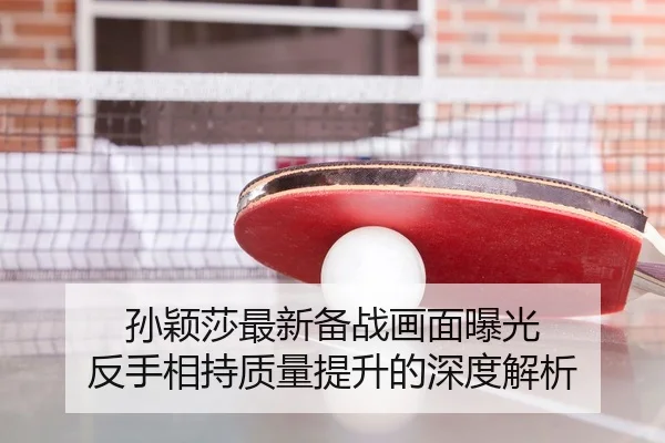孙颖莎最新备战画面曝光 反手相持质量提升的深度解析